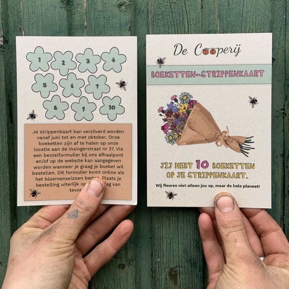 10 strippenkaart boeket plukbloemen